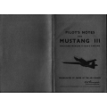Mustang III Packard Merlin V-1650-3 Engine Pilot's Note